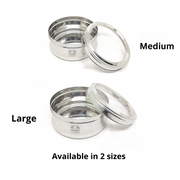 Stainless Steel Belly Box with Transparent Lid – Storage Container