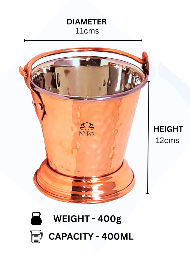 Copper Serving Bucket with Steel Insulated Interior – Kitchenware