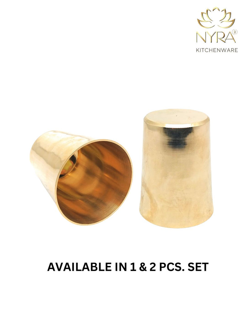Pure Bronze Water Glass (Kansa / Phool) – Drinking Glass