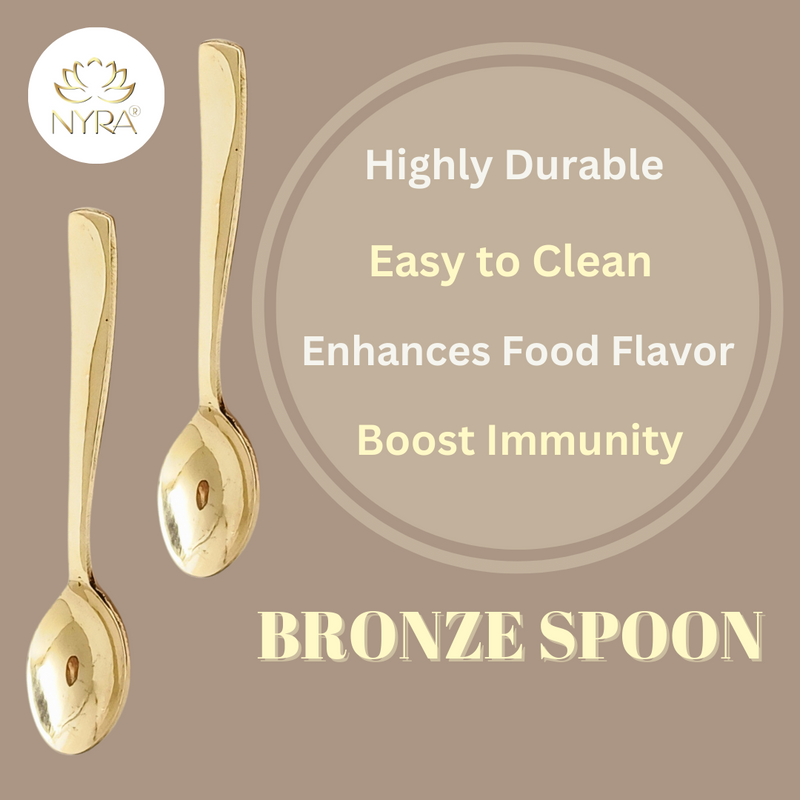 Bronze/Kansa Spoon Set – Cooking Spoon