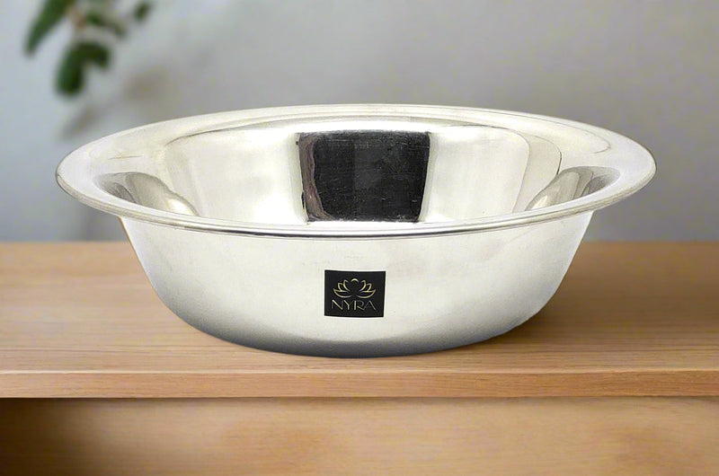 Stainless Steel Deep Mixing Bowl – Serving Bowl