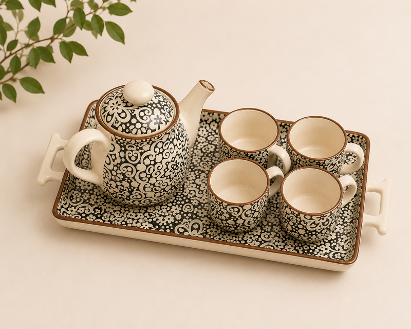 ceramic-kitchen-noir-fleur-tea-pot-set