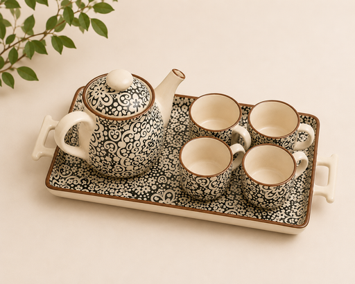 ceramic-kitchen-noir-fleur-tea-pot-set