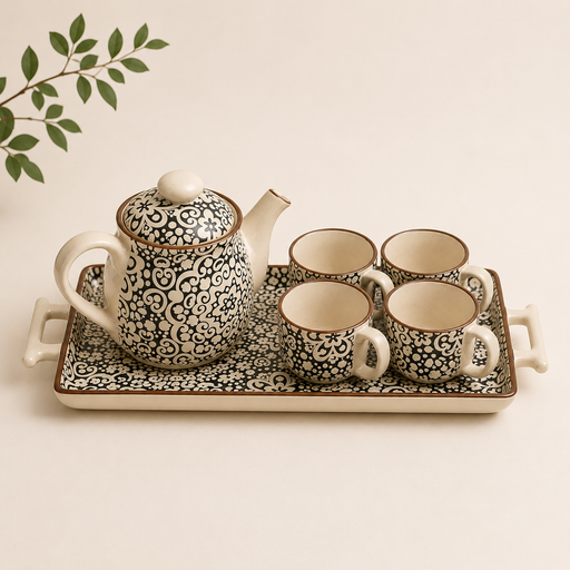 ceramic-kitchen-noir-fleur-tea-pot-set
