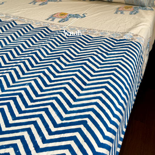 aenak-blue-chevron-elephant-handblock-duvet-quilt-cover