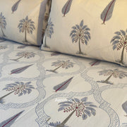 aenak-blue-palm-jaal-handblock-premium-cotton-bedsheet-set