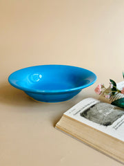 Nurture India Have It All Pasta Bowl Bright Blue