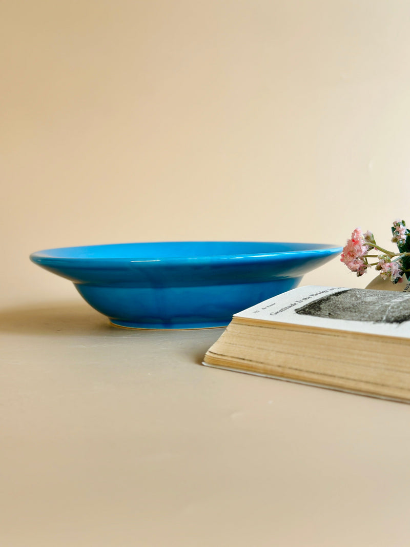 Nurture India Have It All Pasta Bowl Bright Blue