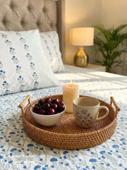 aenak-bluebell-garden-handblock-printed-premium-cotton-fitted-bedsheet-set