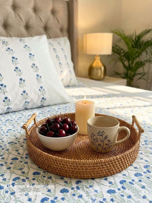 aenak-bluebell-garden-handblock-printed-premium-cotton-fitted-bedsheet-set