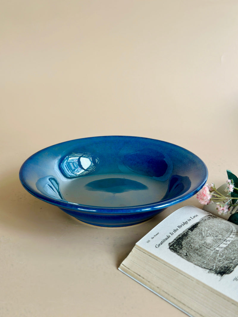 Nurture India Have It All Pasta Bowl Cobalt Blue