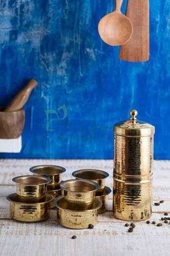 Brass Coffee Filter Large and Davara Tumbler Combo – Drink Tumbler