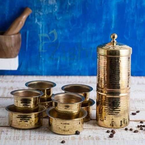 Brass Coffee Filter Large and Davara Tumbler Combo – Drink Tumbler