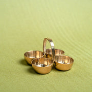 Brass Chowmukh Diya – 4 Wick Lamp