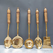 Brass Serving/Cooking Ladles - Set Of 5 – Serving Ladle