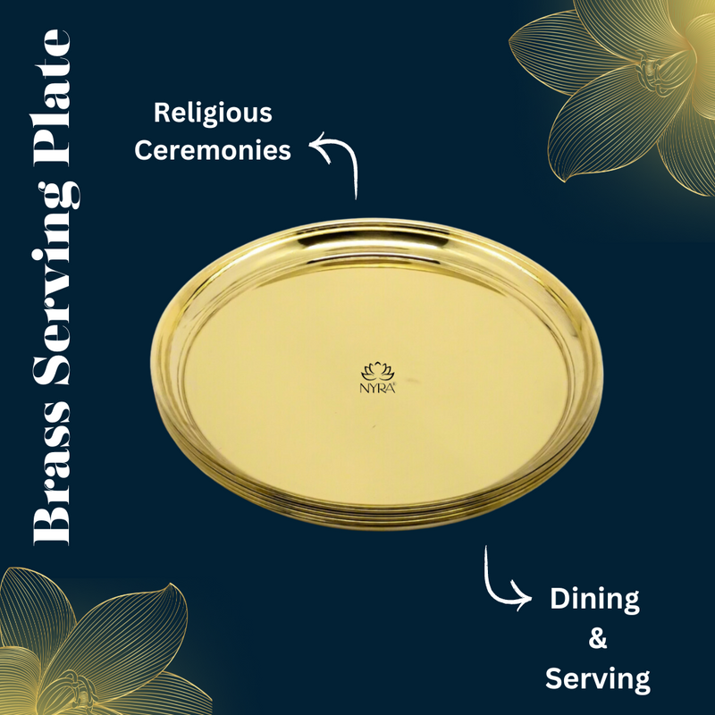 Pure Brass/Peetal Plates – Kitchen Utensil