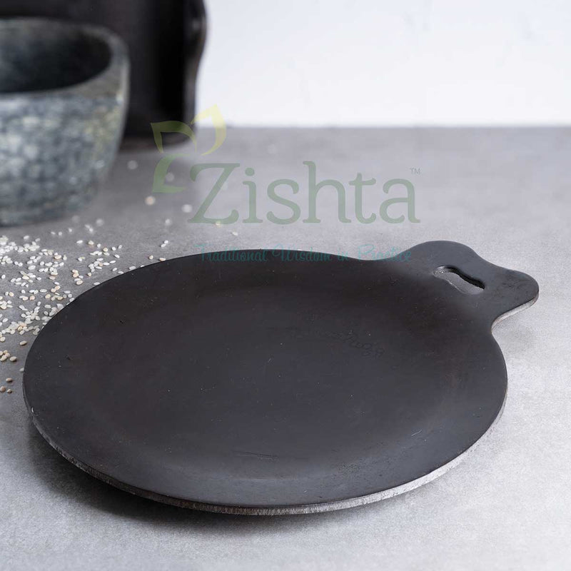 Breakfast Cast Iron Combo Large: Iron Dosa Tawa, Cast Iron Kadai & Paddu-Appe – Cooking Wok
