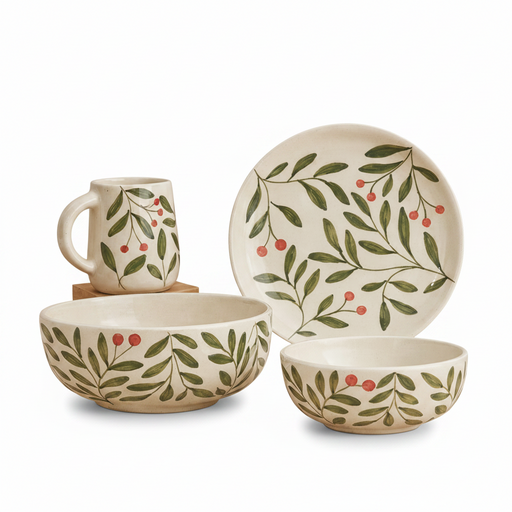 nurture-india-olive-leaf-breakfast-set-of-4