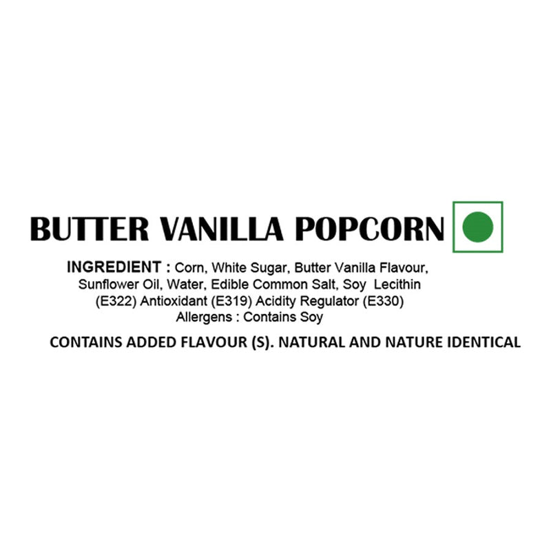 Butter Vanilla Gourmet Popcorn