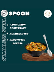 Stainless Steel Set of 12 Spoons