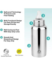 Stainless Steel Baby Feeding Bottle – Baby Feeding Bottle