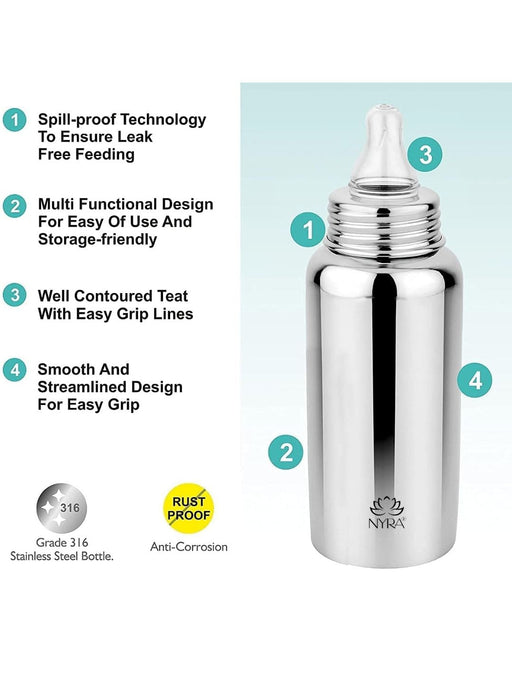 Stainless Steel Baby Feeding Bottle – Baby Feeding Bottle