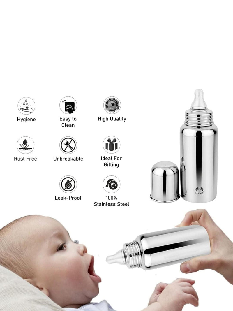 Stainless Steel Baby Feeding Bottle – Baby Feeding Bottle