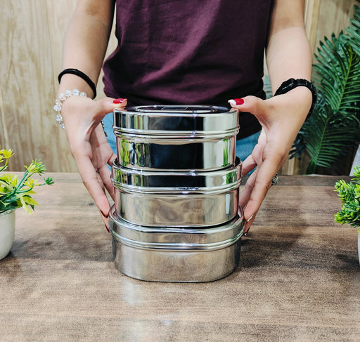 Capsule Shaped Multi-Purpose Stainless Steel Food Storage Container – Storage Container