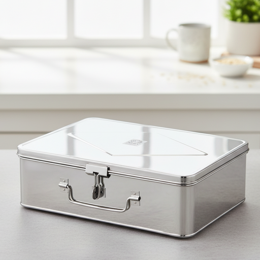 Stainless Steel Multi-Purpose Cash/Storage Box – Storage Container