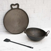 Cast Iron Combo: Kadai,Tawa ,Dosa Ladle – Cast Iron Cookware Set