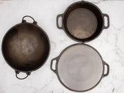 Cast Iron Combo : Kadai, Tawa, Skillet – Cooking Wok