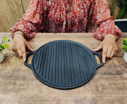 2-in-1 Cast Iron Dosa Tawa & Grill – Dosa Tawa