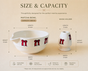 ceramic-kitchen-red-bow-matcha-bowl-whisk-holder-set-handcrafted-elegance-for-your-daily-ritual