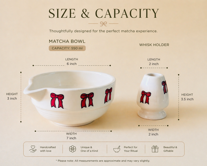 ceramic-kitchen-red-bow-matcha-bowl-whisk-holder-set-handcrafted-elegance-for-your-daily-ritual