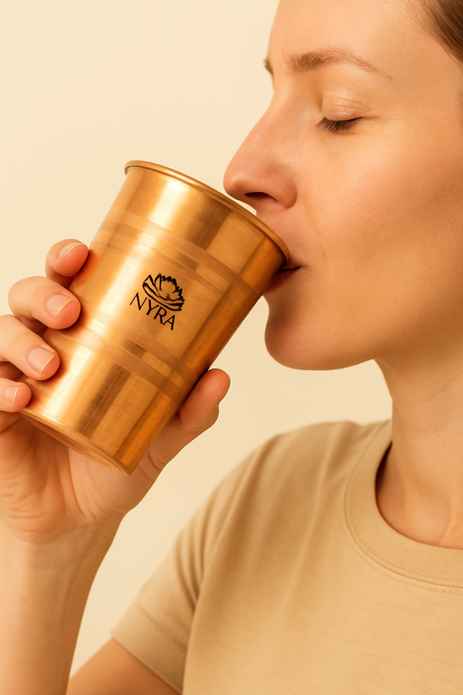 Handmade Copper Glass/Tumbler– Drinking Glass