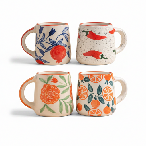 nurture-india-anaar-mirchi-marigold-orange-mug-combo-set-of-4
