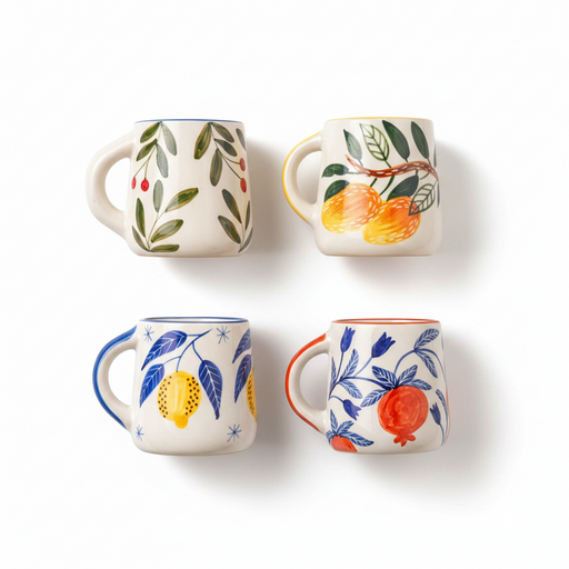 nurture-india-olive-mango-lemon-anaar-mug-combo-set-of-4