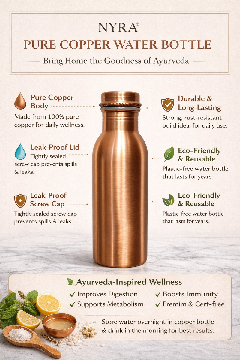 Pure Copper Mini Water Bottle – Copper Water Bottle