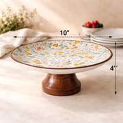ceramic-kitchen-moutarde-florale-cake-stand