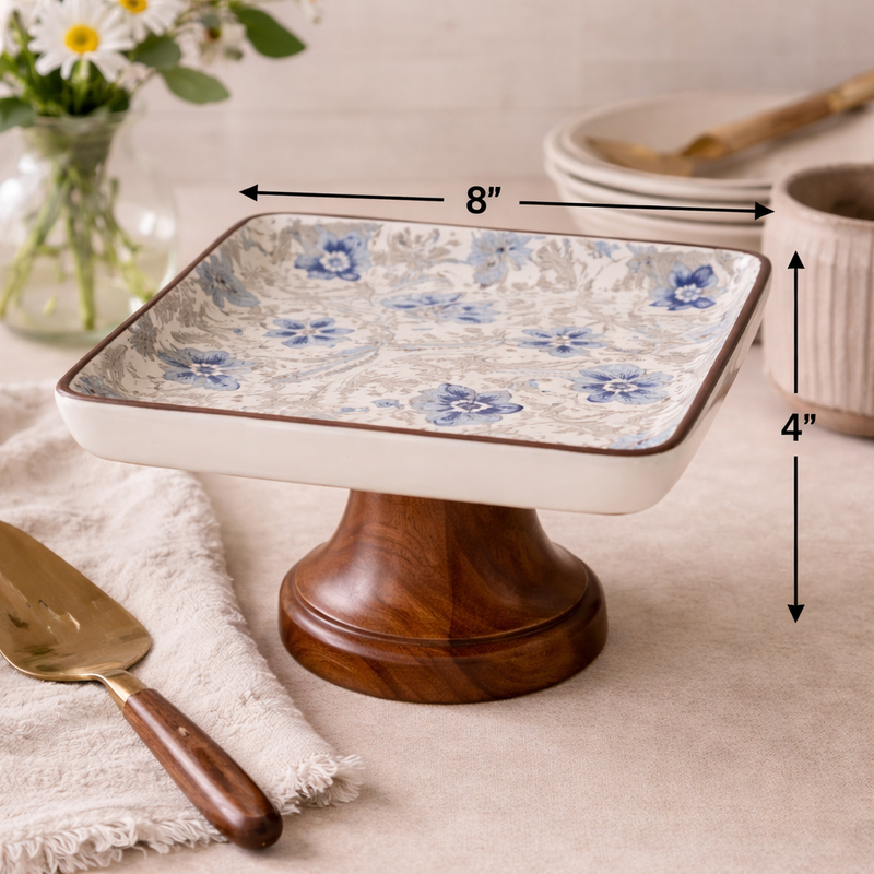 ceramic-kitchen-bleu-floral-cake-stand