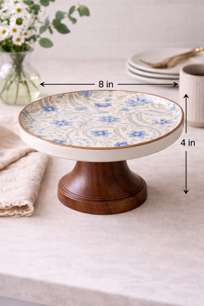 ceramic-kitchen-blue-floral-round-cake-stand
