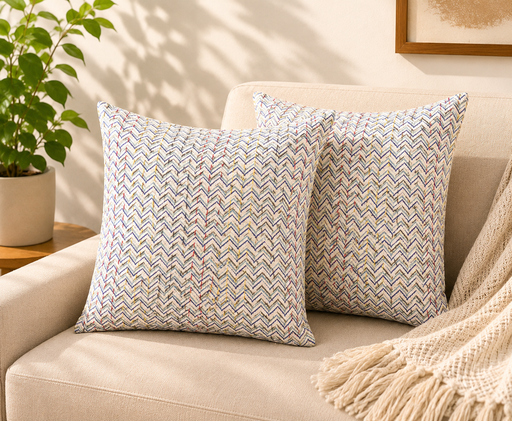 local-kala-chevron-kantha-cushion-cover