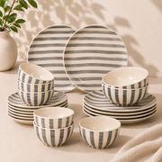 ceramic-kitchen-noir-ivory-stripe-signature-dining-set-dinner-plates-quarter-plates-sweet-bowls