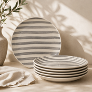 ceramic-kitchen-noir-ivory-stripe-dinner-plates