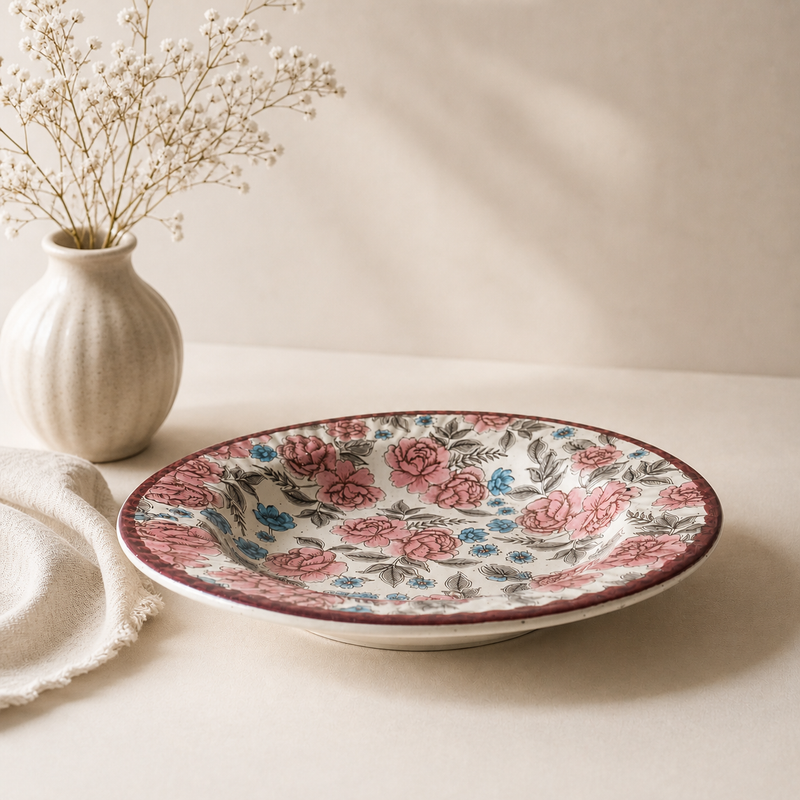 ceramic-kitchen-vintage-bloom-floral-pasta-plate-9-inch