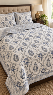 aenak-blue-kairi-handblock-printed-reversible-quilted-bedcover-set-105x108