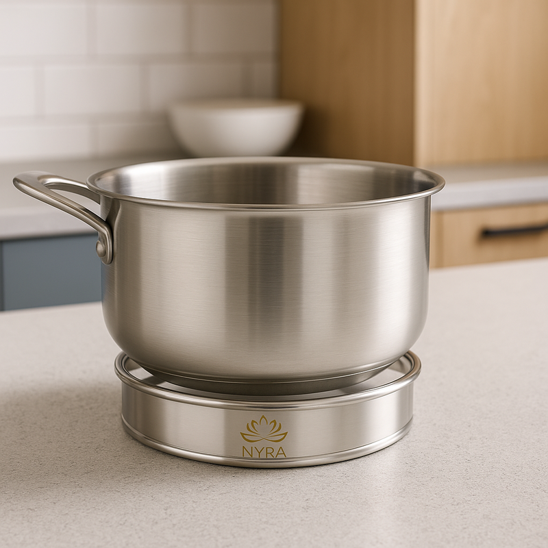 Stainless Steel Round Hot Pot Stand, Matka Ring for Kitchen – Kitchen Utensil