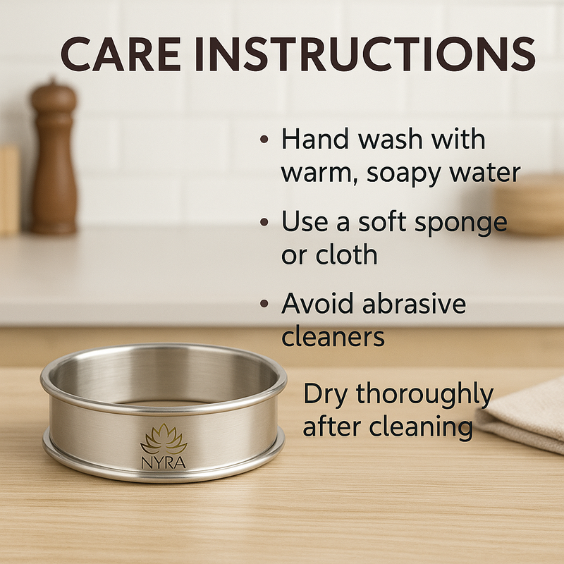 Stainless Steel Matka Ring/Pot stand/ – Kitchen Utensil