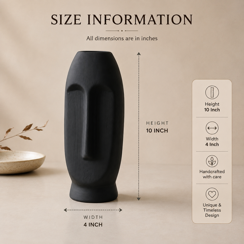 ceramic-kitchen-black-white-vase-set
