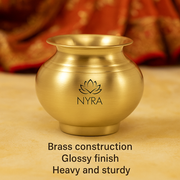 Pure Brass Kalash – Kitchen Utensil